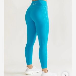 Alphalete Pulse Surge Legging in Size Medium in Pacific Blue